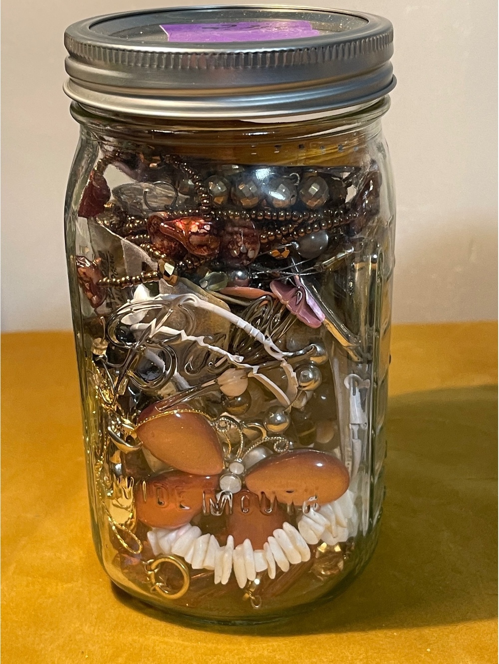 Quart Mason Jar Mystery Jewelry Lot – Wearable Mix